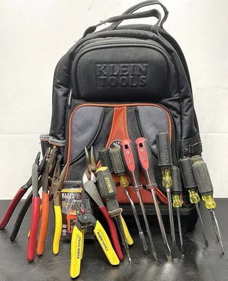 Klein Tools - 55421BP-14 - Tool Backpack Heavy Duty - W/ Tools Included (26490) - Image 1 of 4