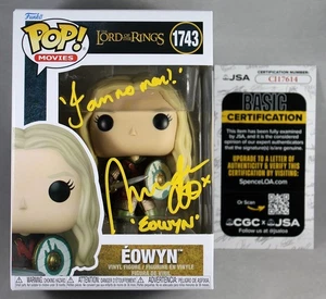 FIGURA FUNKO POP FIRMADA POR MIRANDA OTTO EOWYN EL SEÑOR DE LOS ANILLOS AUTOGRAFIADA CERTIFICADO DE AUTENTICIDAD JSA - Imagen 1 de 2