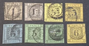 Baden Old Germany XIX c. #* Mixed lot as per photos - Imperforated $$$HCV$$ - Picture 1 of 5