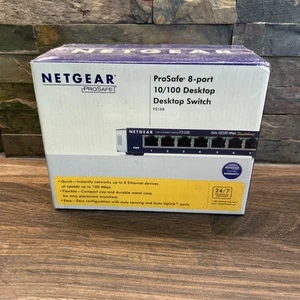 Netgear ProSafe FS108P 8-Port 10/100Mbps Fast Ethernet 4-Port PoE Network Switch - Picture 1 of 5