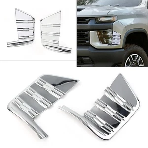 2pcs Car Front Fog Light Cover Trim for Chevrolet Silverado 1500 2019-2020 - Picture 1 of 10