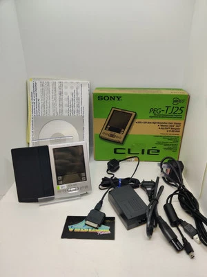 Sony PDA Client PEG - TJ25 Personal Organizer Palm 5 - Complete Battery New - Image 1 of 4