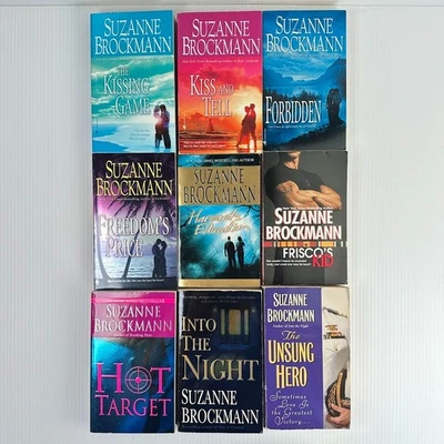 9x Suzanne Brockmann Romance Paperback Novels Books Foto 1 de 4