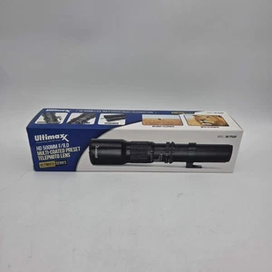 New Ultimaxx HD 500mm f/8.0 Multi-Coated Preset Telephoto Lens UM-TP500P - Picture 1 of 5