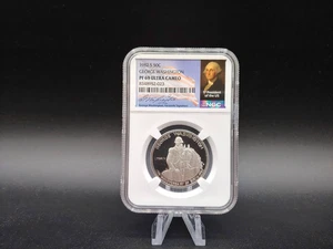 1982-S Washington Silver Half Dollar NGC PF69 Ultra Cameo Special Portrait Label - Picture 1 of 5