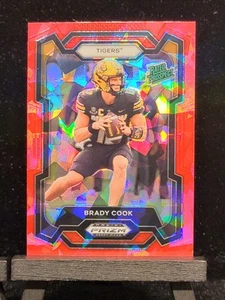 2024 Panini Prizm Draft Picks #187 Brady Cook Red Ice Missouri Tigers - Bild 1 von 2