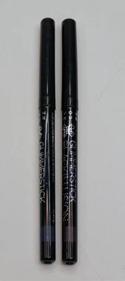 Avon Glimmerstick Black Illusions Bewitched Purple & Mesmerized Blue Eyeliner - image 1 of 4
