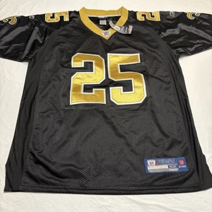 Camiseta de fútbol cosida Reggie Bush #25 New Orleans Saints NFL para hombre 52 nueva - Imagen 1 de 11