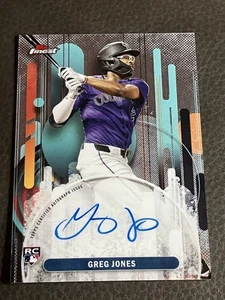 2025 Finest Greg Jones Auto RC Rookie #FA-GJO Rockies - Picture 1 of 2