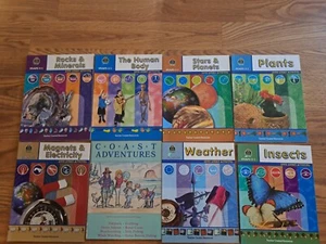 Lot of 8 Thematic Unit Teacher Classroom Homeschool Resource Book Elementary 2-5 - Picture 1 of 10
