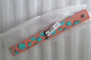 Marc Jacobs Silicone Slap Bracelet Rouge Aqua Dots New $28 - Picture 1 of 11