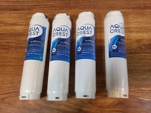 4 Aqua Crest Refrigerator Water Filter AQF-FF25 Replacement BOSCH Filter sealed - Picture 1 of 2