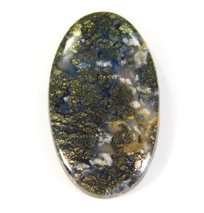 40.KT NATÜRLICHER MARKASIT PYRIT OVAL CABOCHON ANHÄNGER EDELSTEIN 36x22x5 MM BR=0265 - Bild 1 von 7