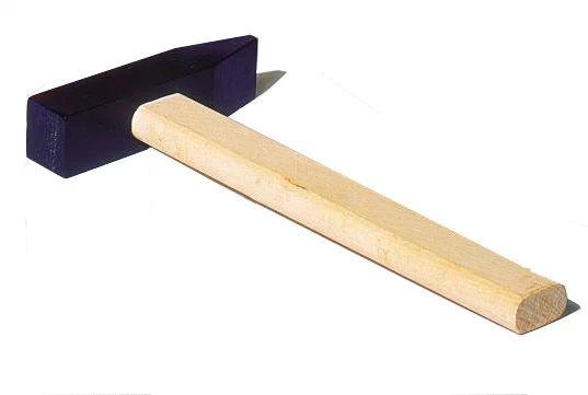 GOKI HAMMER Kinderhammer Holzhammer Spielhammer Hammerspiel Spaßhammer Holz NEU