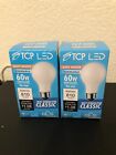 60w 9w LED Soft Light Dimmable Lamp 2PK TCP LFF60A19D1527KCQ
