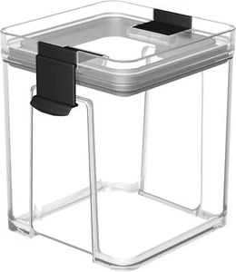 5.6Cup Sealed Food Storage Container, Fridge Organizer Bins with Clips for Kitch - Picture 1 of 7
