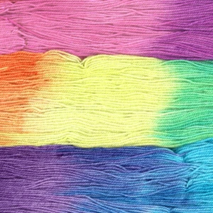 Manos Del Uruguay ::Alegria A9275 - Locura Fluo:: superwash merino Sock yarn - Picture 1 of 7