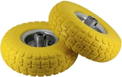 BRANDED 2x10" PUNTURA ANTISCOPPIO GOMMA SOLIDA SACCO CAMION CARRELLO RUOTE PNEUMATICI DI RICAMBIO