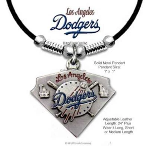 LOS ANGELES DODGERS NECKLACE - BASEBALL SPORTS ADJUSTABLE JEWELRY FREE SHIP #LA - Picture 1 of 12