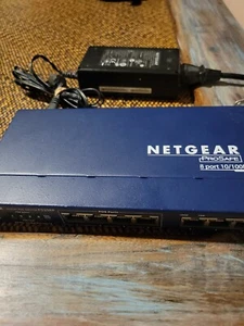 NETGEAR ProSAFE FS108P POE Fast Ethernet Unmanaged 8-Port Switch - Picture 1 of 4
