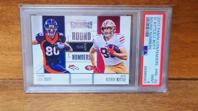 2017 George Kittle Rookie PSA 9 Contenders - Image 1 of 2