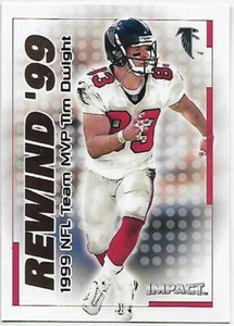 2000 Fleer Impact Rewind '99 #2 Tim Dwight NM-MT Falcons