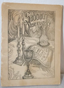 Der Sabbat im jüdischen Leben von Abraham E. Millgram 1947 Heftheft 40 Seiten - Bild 1 von 8