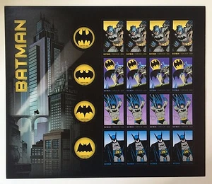 USPS - BATMAN Forever STAMP Sheet - 75 ANNIV. Comics Gotham - FREE SHIP - Picture 1 of 7