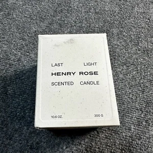 NEU Henry Rose Duftkerze Last Light 10,6 flüssige Unzen Woody Musk EWG geprüft - Bild 1 von 8