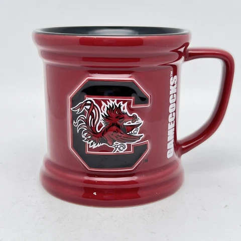 University of South Carolina Gamecocks Coffee Tea Mug Cup Russ Garnet/Black Cover