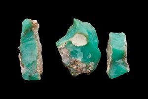 74.8GRAMS AAA QUALITY APPLE GREEN  ROUGH CHRYSOPRASE MARLBOROUGH QLD AUSTRALIA 8 - Picture 1 of 5