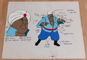 He-Man Vintage Animation Art - MOTU Model Sheet - KOTHOS - Bild 1 von 1