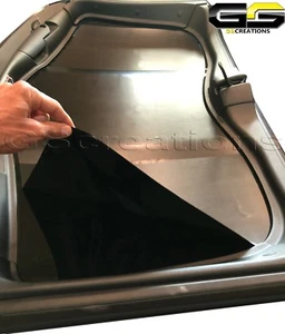 Transparent Top Panel Solid Static Cling Shade For The C7 Corvette - Picture 1 of 5
