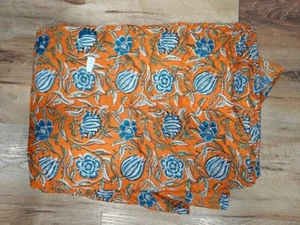 25 Yard Indian Cotton Handmade Print Fabric Sanganeri Hand Block Printed Fabric - Picture 1 of 3