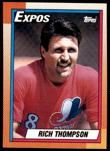 1990 Topps Rich Thompson Baseball Cards #474