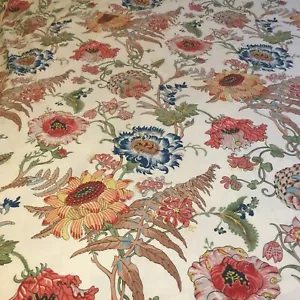 Pottery Barn Reagan Floral Palampore Cotton Duvet KING - Picture 1 of 7