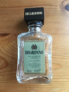 Leere Miniatur Disaronno Flasche - 50 ml, Illva Saronno, Italien - Bild 1 von 2
