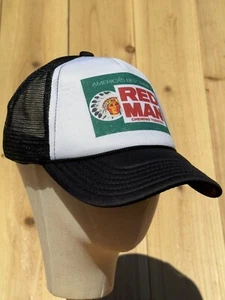 Red Man Hat Trucker Foam Mesh Chewing Tobacco Cap OSFM Snapback Adjustable - Picture 1 of 9