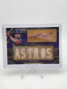 2024 Topps Triple Threads Jose Altuve #TTAR-JAL1 Patch Autograph /27 - Picture 1 of 3