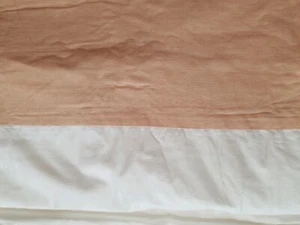 Donna Karan DKNY Peach Queen Bed Skirt 100% Cotton Modern Classics QUALITY, New - Picture 1 of 8