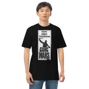 GANG WARS alias Devil’s Express Herren Premium Heavyweight Tee Kampfsport Horror - Bild 1 von 29