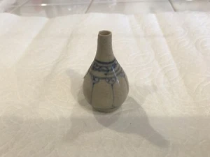 Antique Hoi An Hoard Shipwreck 15th Century jarlette /pot/vase blue/white#125144 - Picture 1 of 10