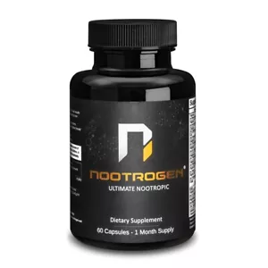 Nootrogen | Broad Spectrum Nootropic Supplement, Brain, Focus, Calm, 60 Capsules - Picture 1 of 7