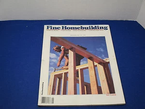 Taunton's Fine Homebuilding August/September 1984 Wall Framing Vinyl Floor L815 - Bild 1 von 1