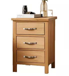 Oakcroft Bedside Table /Oak Bedside Unit / Side Table / Bedside / Assembled - Picture 1 of 24