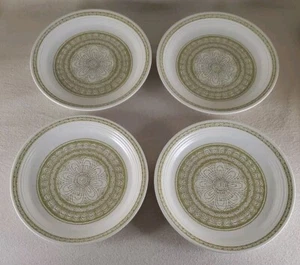 Platos de Ensalada Franciscana Hacienda Verde (4) 8" MCM 60's Mod Retro Atomic - Imagen 1 de 6