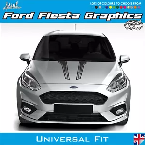 Ford Fiesta Bonnet Hood Stripes Decals Stickers Vinyl Graphics 036 - Picture 1 of 4