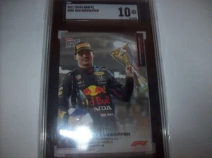 2021 Topps Now F1 80 Max Verstappen SGC 10 Free Ship & Tracked - Bild 1 von 4