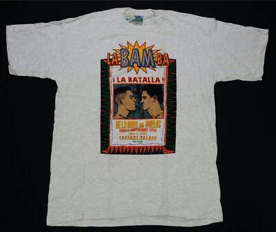 Camiseta de Boxeo Rara De Colección Oscar De La Hoya Ruelas La Bamba Batalla 1995 Años 90 Nueva Con Etiquetas 2X Foto 1 de 4