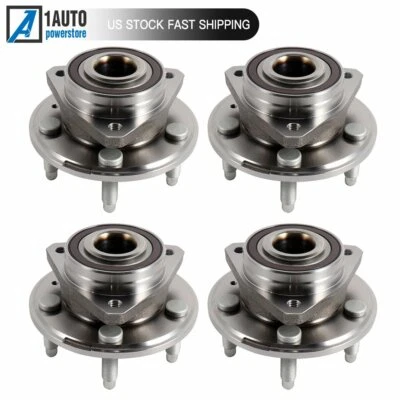 Conjunto de cojinete de cubo de rueda 4 piezas para Cadillac CTS Chevrolet Camaro 2010-2014 3,0 L Foto 1 de 4